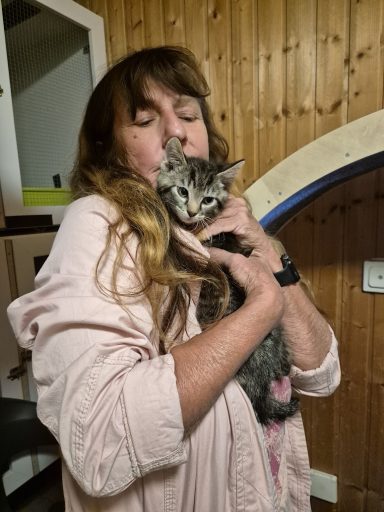 Katzenmama Irene im Einsatz