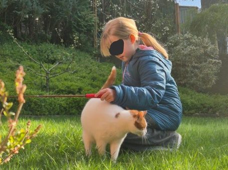 mit Manni beim Spielen