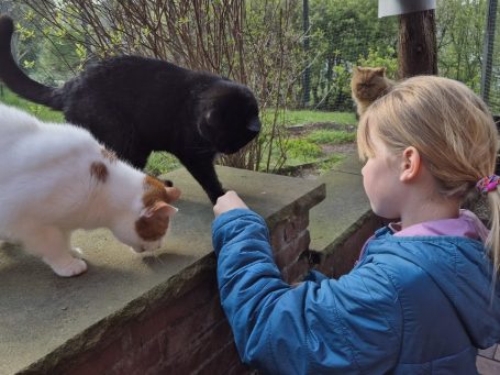 Bente mit Manni u Balu